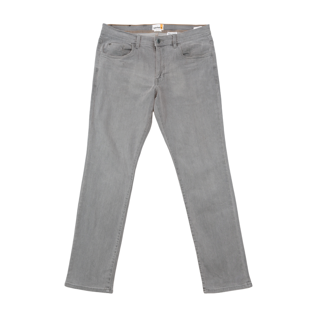 Timberland Gray Cotton Stretch Slim Straight Jeans