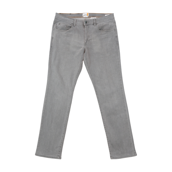 Calças de ganga slim Direitos Timberland em algodão Elástico cinzento