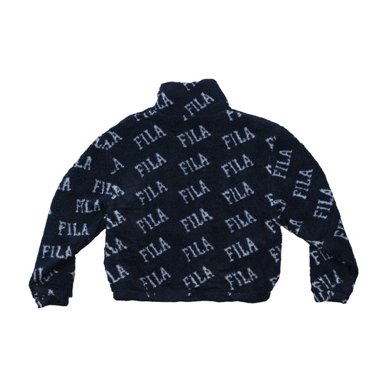 Camisola Polar Jayla em Sherpa com Meio Fecho
