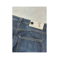 Sportmax Code Cropped Cargo Cotton Jeans