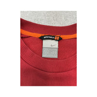 Nike Vintage Red Swoosh Detail Crewneck Sweatshirt