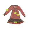 Vestido Pepe Jeans floral de Manga Comprida com Acabamento de Folhos