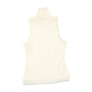 United Colours of Benetton Sheer Sleeveless Turtleneck Tank Top