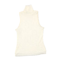 United Colours of Benetton Sheer Sleeveless Turtleneck Tank Top