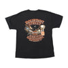 T-shirt Harley-Davidson Bourbon Street em algodão com estampado de Caveira
