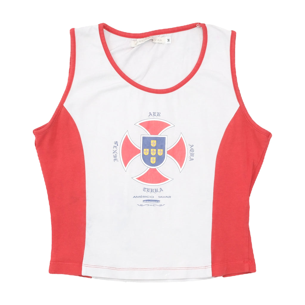 Americo Tavar Colorblock Graphic Tank Top