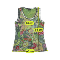 Top de alças Taifun Collection com estampado floral abstrato