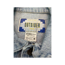 Outsider Italia Vintage Light Wash Cotton Denim Trucker Jacket