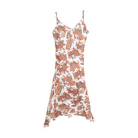Acciaio Paisley Print Slip Midi Dress