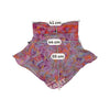 Butterfly Print Silk Chiffon Handkerchief Hem Tube Top