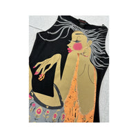 Custom Graphic Sleeveless Mini Dress