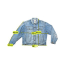 Outsider Italia Vintage Light Wash Cotton Denim Trucker Jacket