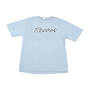 Reebok Vintage Light Blue Script Logo Cotton Shirt