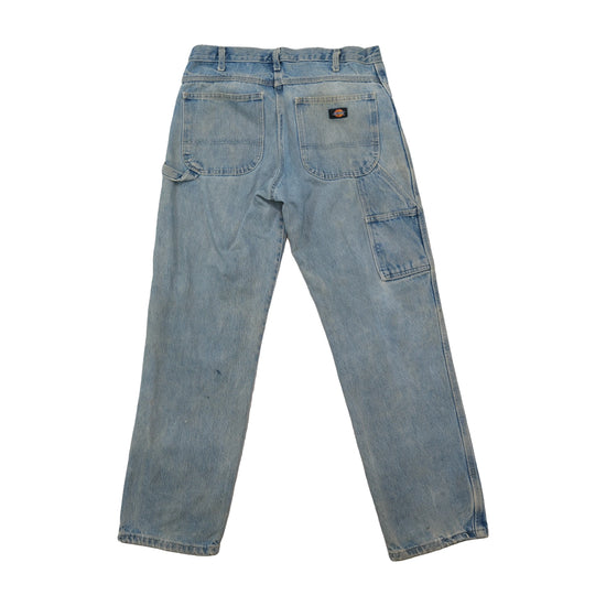 Dickies Vintage Light Wash Cotton Distressed Carpenter Jeans
