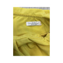 Byblos Yellow One Shoulder Ruffle Tank Top