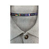 D'Afelini Beige Knit Polo Sweater