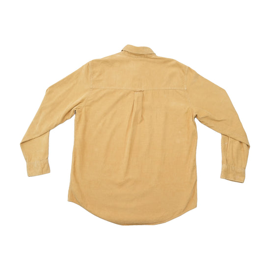 Chaps Beige Cotton Corduroy Button-Down Shirt