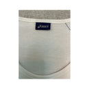 Asics Vintage White Contrast Stitch Athletic Tank Top