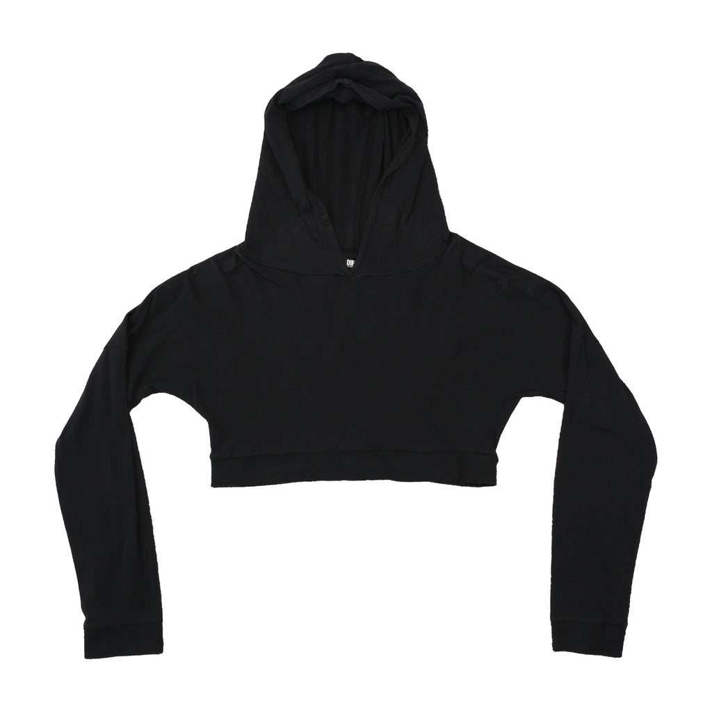 Diesel Cropped Logo Hoodie