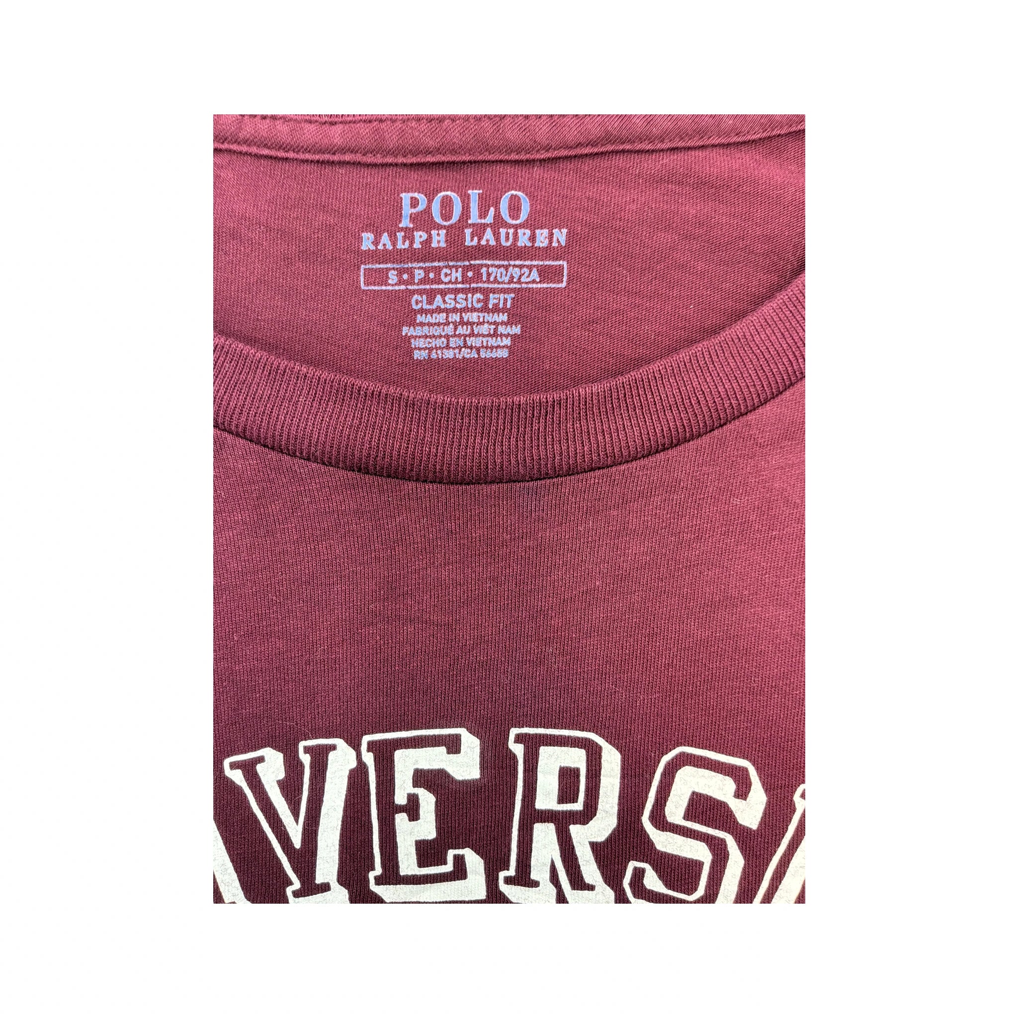 Polo Ralph Lauren University Crest Graphic Cotton Long Sleeve Shirt
