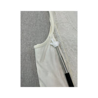 Cristina Effe Lace Up Lace Panel Sleeveless Blouse