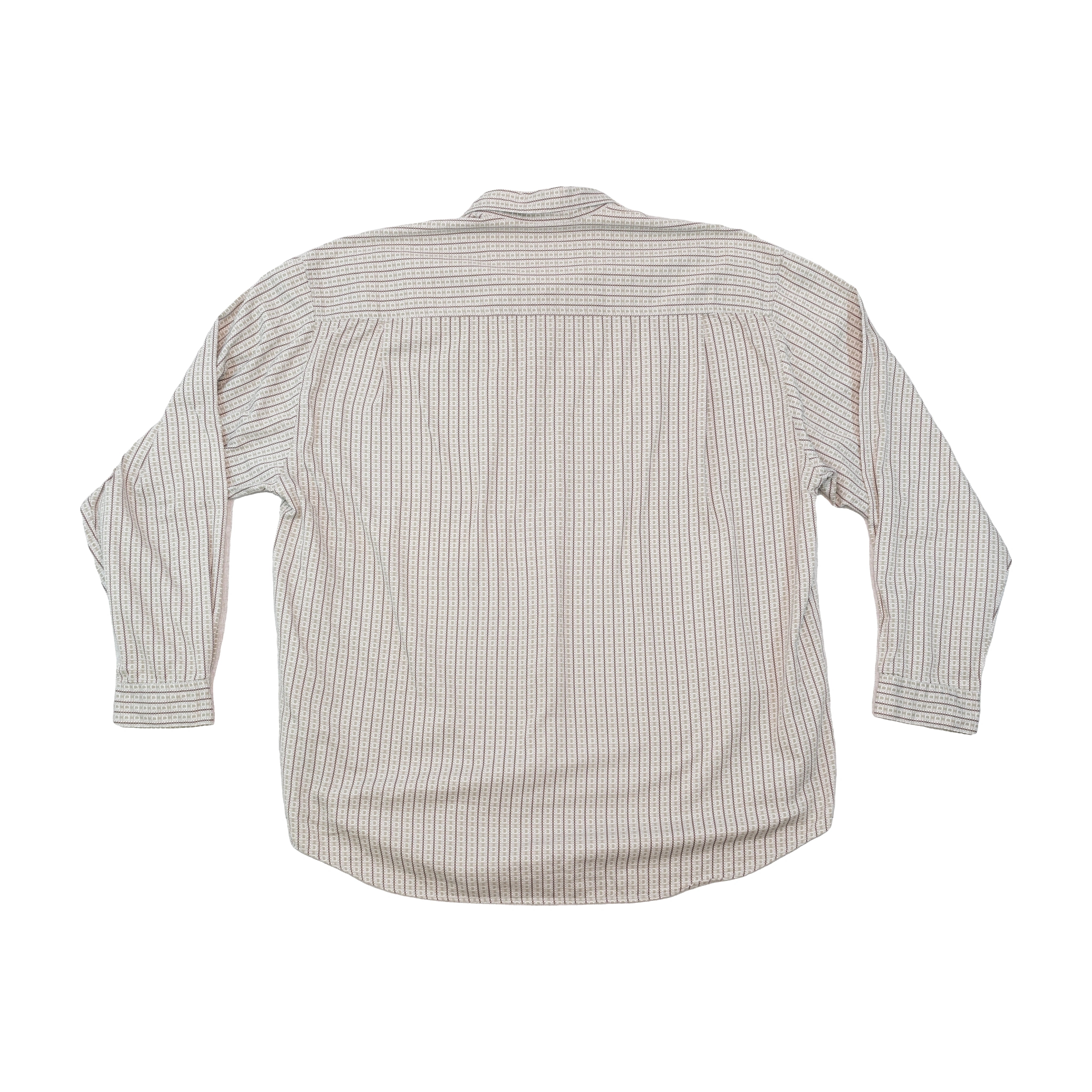 Camisa S.Oliver vintage em algodão com riscas Geométricas