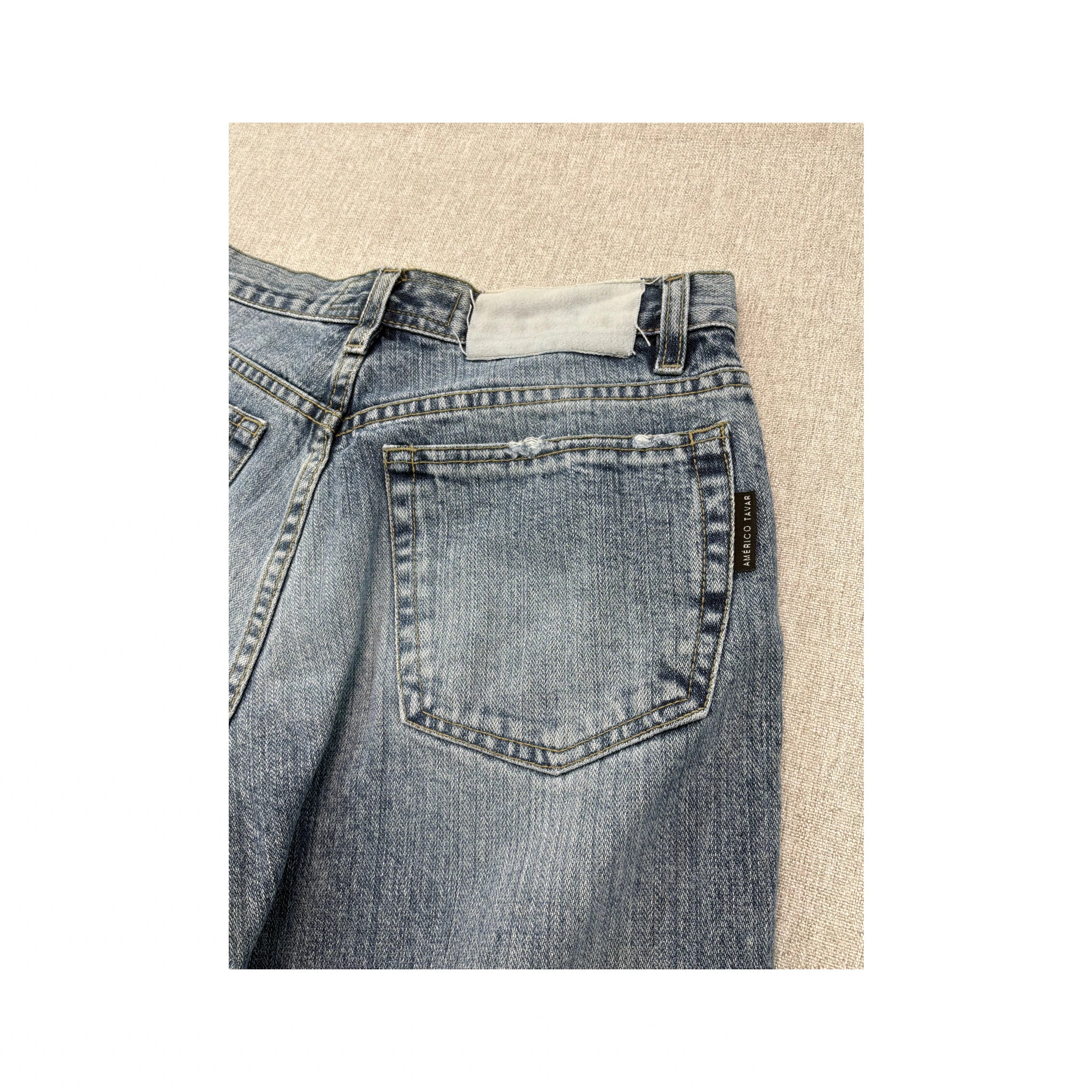 Americo Tavar Light Wash Flared Jeans