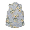 Canadian Sports & Fishing Floral Sleeveless Button-Up Shirt
