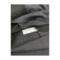 Nexos Black Mesh Sleeve Embroidered Long Sleeve Shirt (Made in Italy)