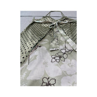 Vintage Polka Dot Floral Satin Slip Dress (Falta Editos)