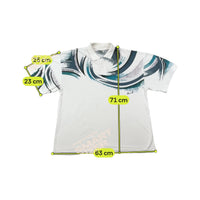 Enzo Barruti Abstract Swirl Print Polo Shirt