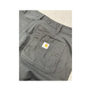 Carhartt Black Straight Leg Stretch Cotton Work Pants