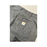 Carhartt Black Straight Leg Stretch Cotton Work Pants