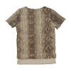 Life Style Snakeskin Print Mesh Shirt (Smartsizer)