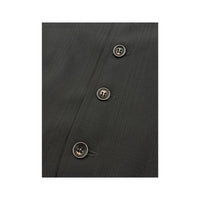 Dolce & Gabbana Navy Wool Blend Suit Vest