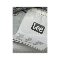 Calças de ganga Lee 100% algodão em ganga de Lavagem Desbotada