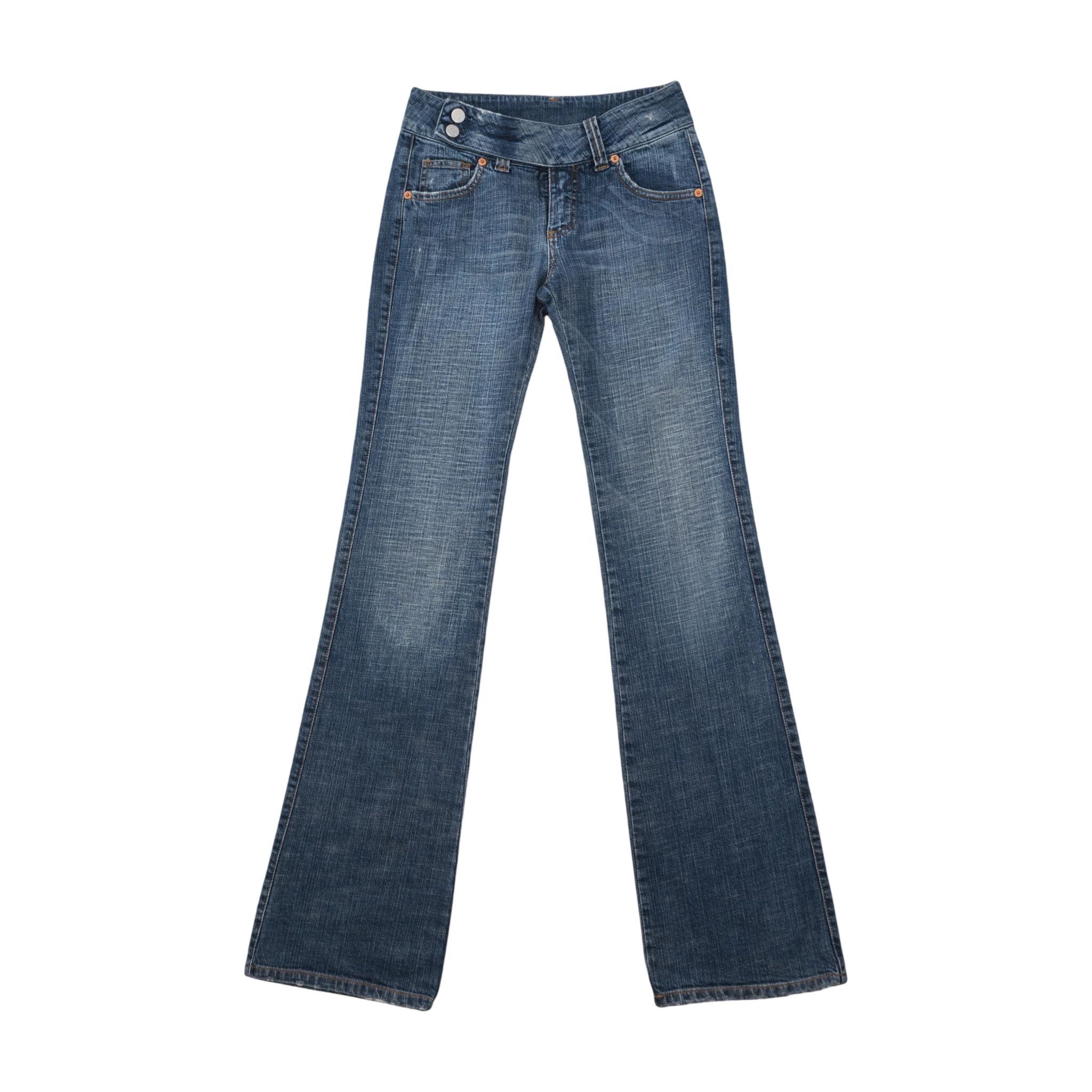 Clink Jeans London Low-Rise Bootcut Cotton Denim Jeans