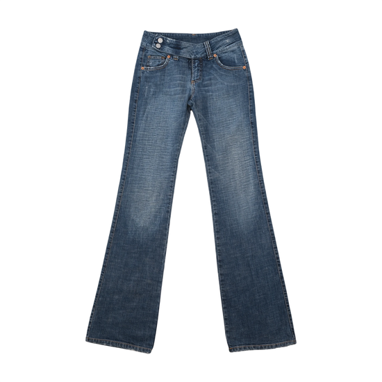 Clink Jeans London Low-Rise Bootcut Cotton Denim Jeans