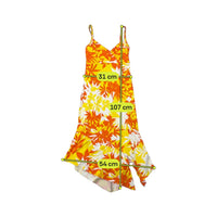 Pimkie Floral Handkerchief Hem Slip Dress