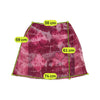 Custo Barcelona Y2K Pleated Sheer Floral Glitter Skirt
