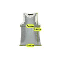 Guess by Marciano Rhinestone Logo Mesh Tank Top