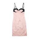 Dolce & Gabbana Pink Floral Jacquard Bustier Dress