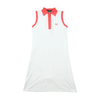 Fred Perry Contrast Trim Cotton Piqué Sleeveless Polo Dress