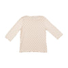 Memories Floral Lettuce Hem 3/4 Sleeve T-shirt