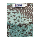 Damart Turquoise Abstract Animal-Print Mesh Short-Sleeve Top