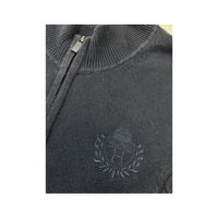Camisola Tommy Hilfiger Canelada em algodão com Meia gola e Fecho Total