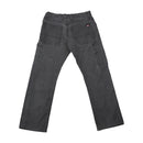 Calças de ganga de carpinteiro Dickies vintage preto Lavado