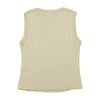MET Shirting Ruffle Stripe Cotton Tank Top