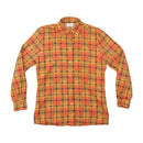 Sommermann Orange &amp; Yellow Plaid Button-Up Shirt