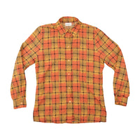 Sommermann Orange &amp; Yellow Plaid Button-Up Shirt
